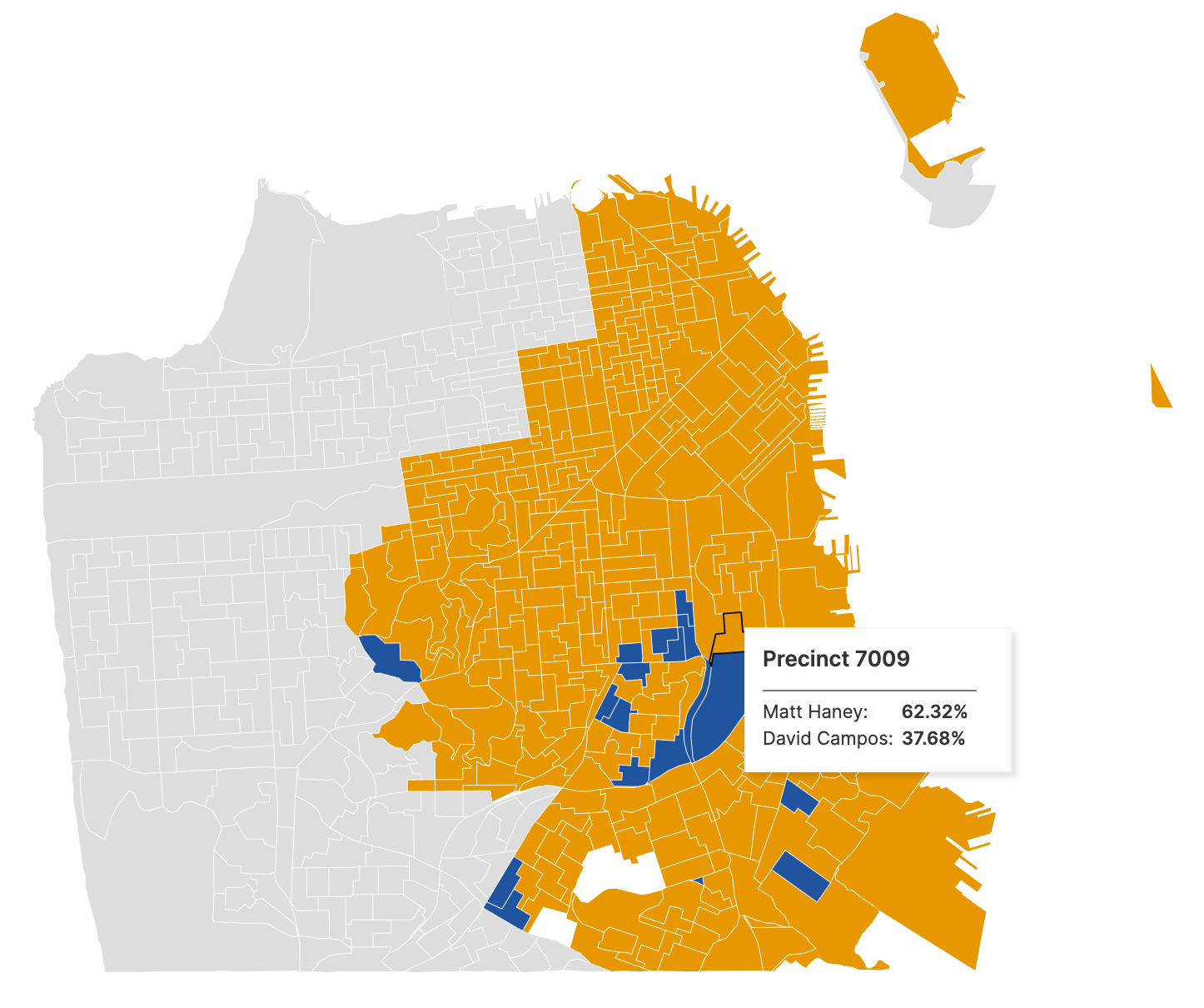 Map of voter precincts for AD 17 April 2022 race