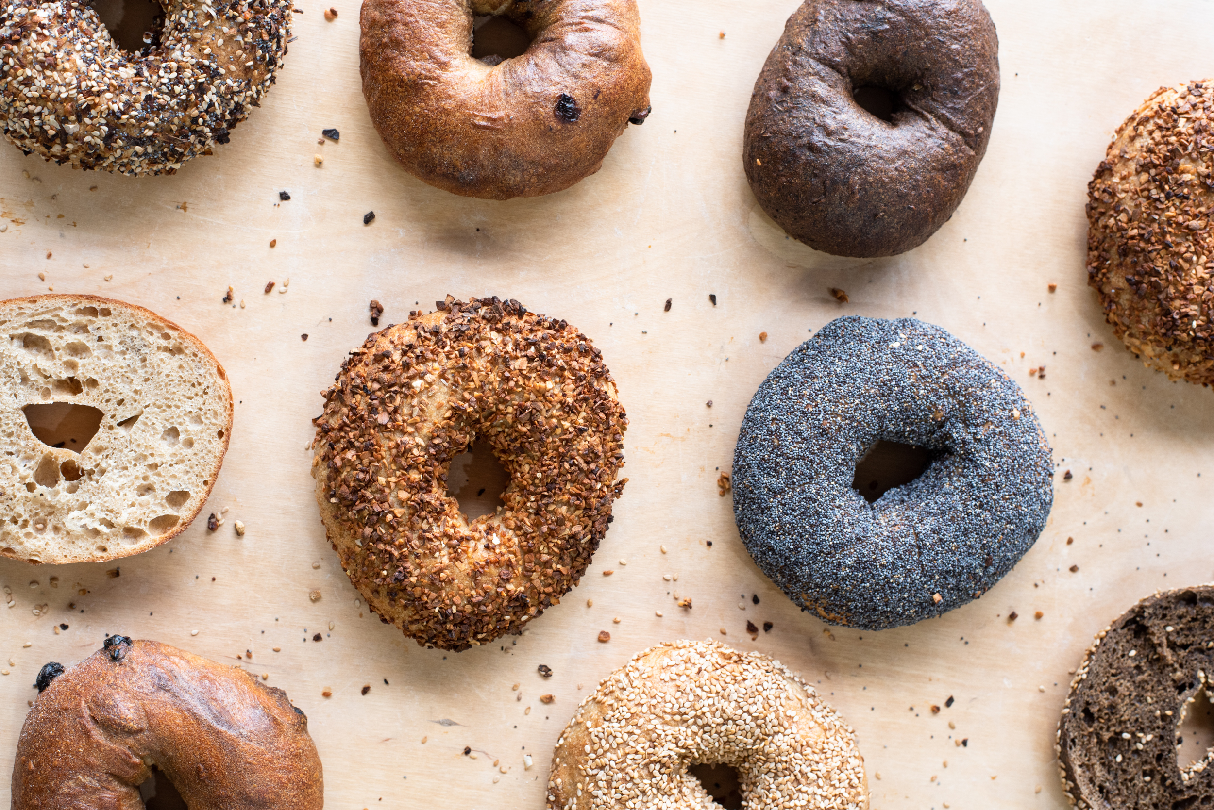 Midnite Bagel feels right at home in its new Sunset District brick-and-mortar location
