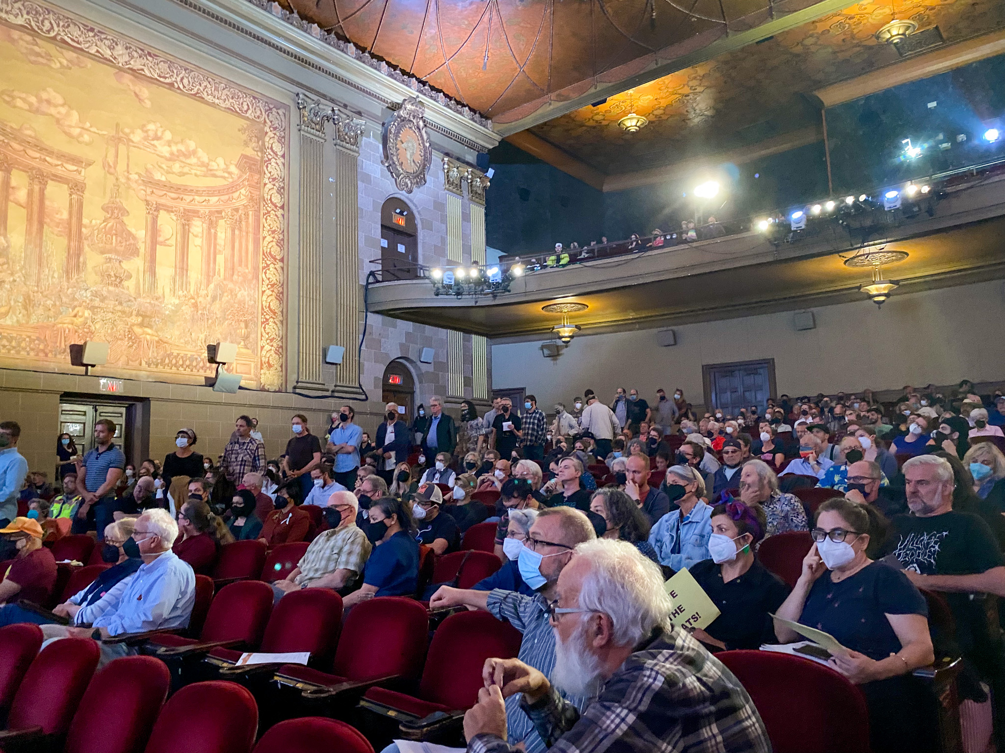 People in the Castro Theater in San Francisco