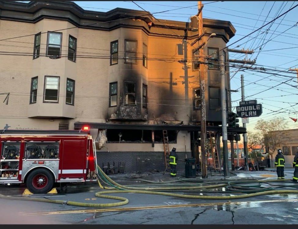 The Double Play, a Venerable Mission Watering Hole, Destroyed by Fire