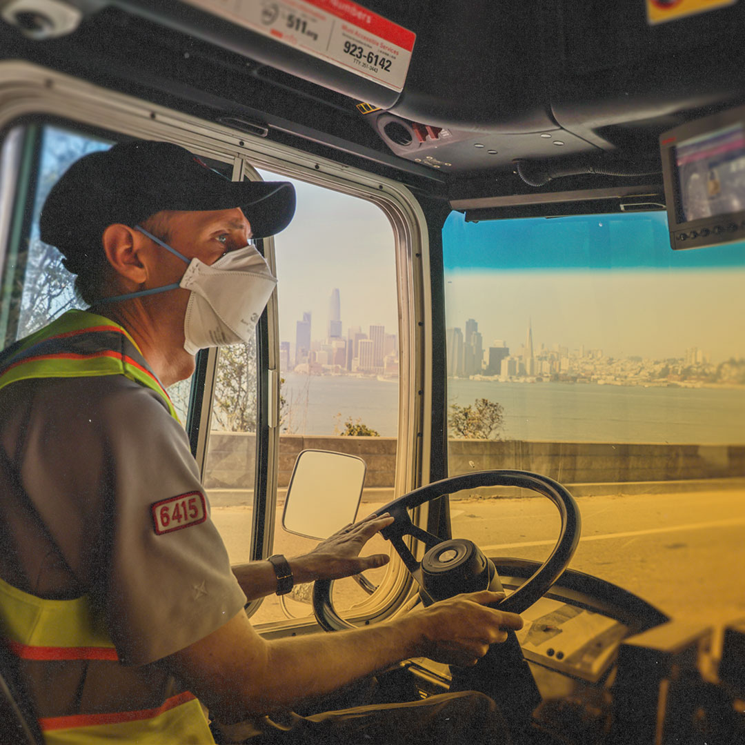Mc Allen, SF Bus Driver - portrait