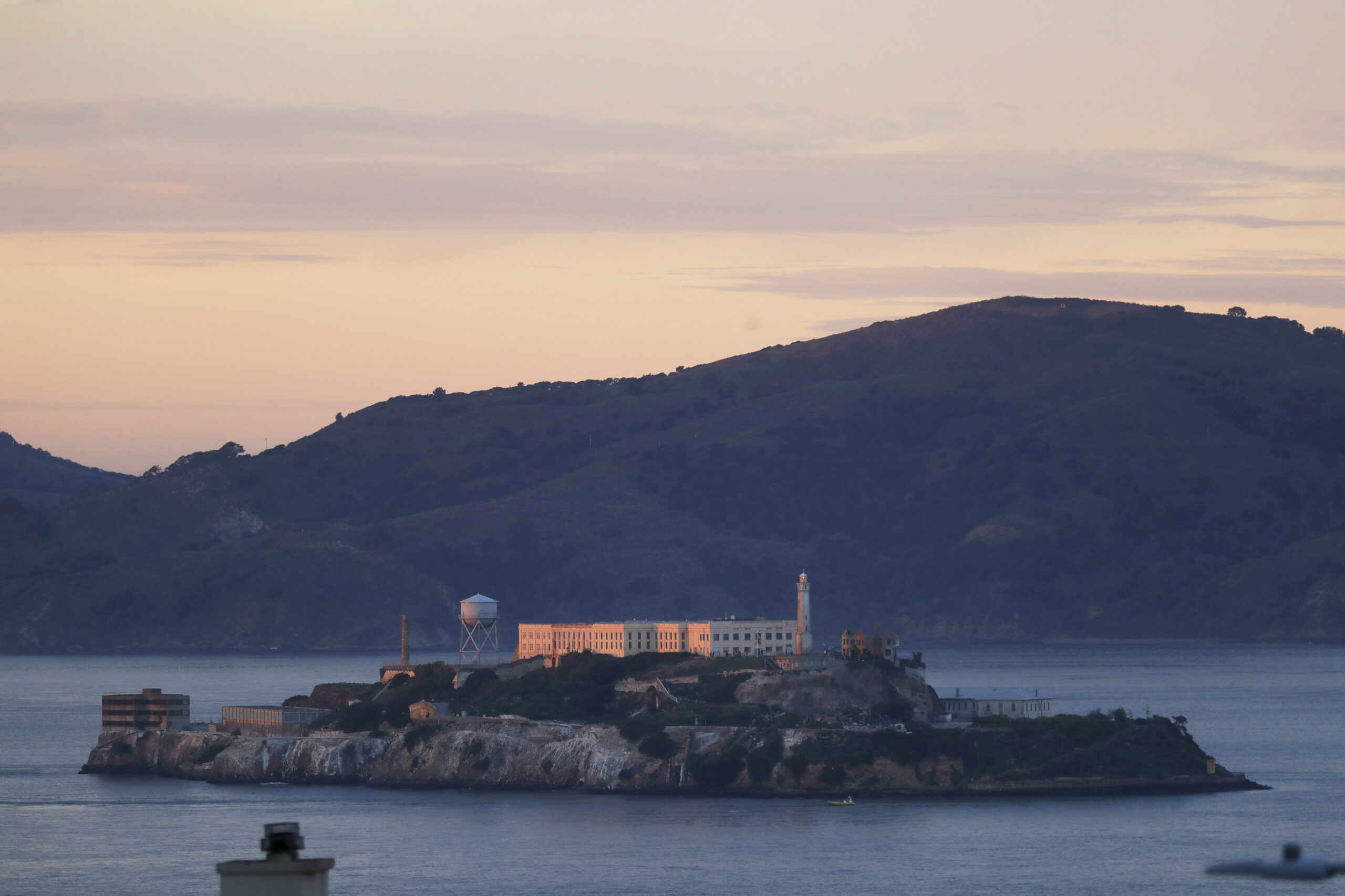 Alcatraz sunset in San Francisco