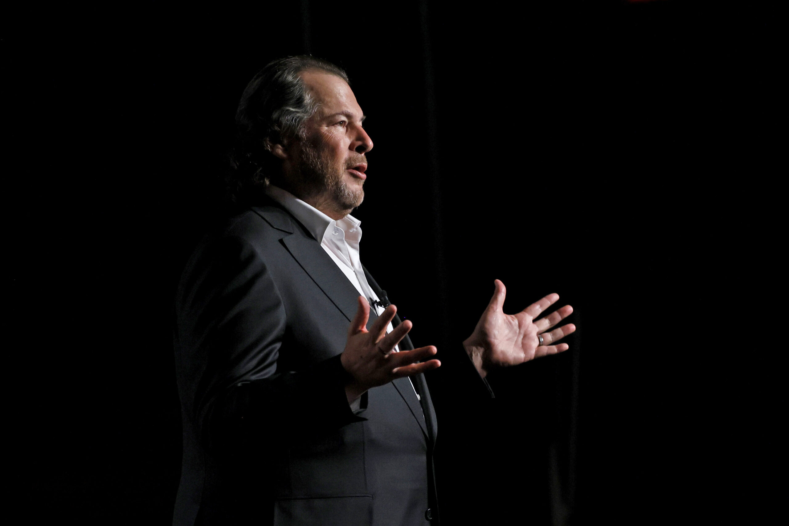 Salesforce’s Marc Benioff, Long a Champion of San Francisco, Keeps a Low Profile on the Crisis Facing Downtown