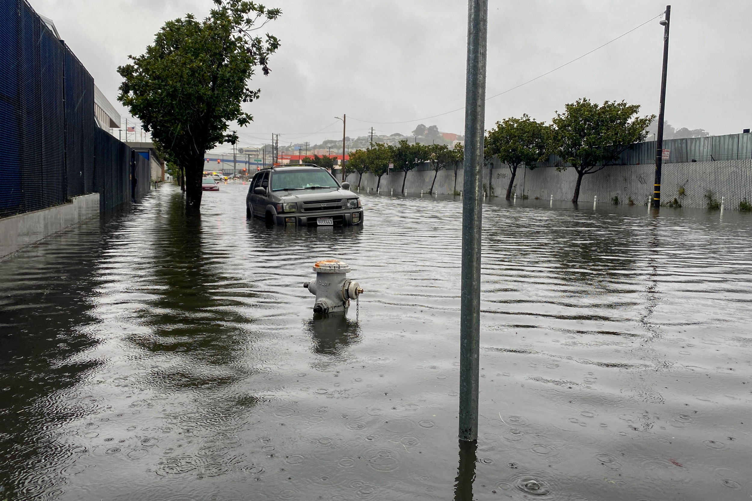 Flooding, Heavy Rains Snarl Bay Area Traffic Early on New Year's