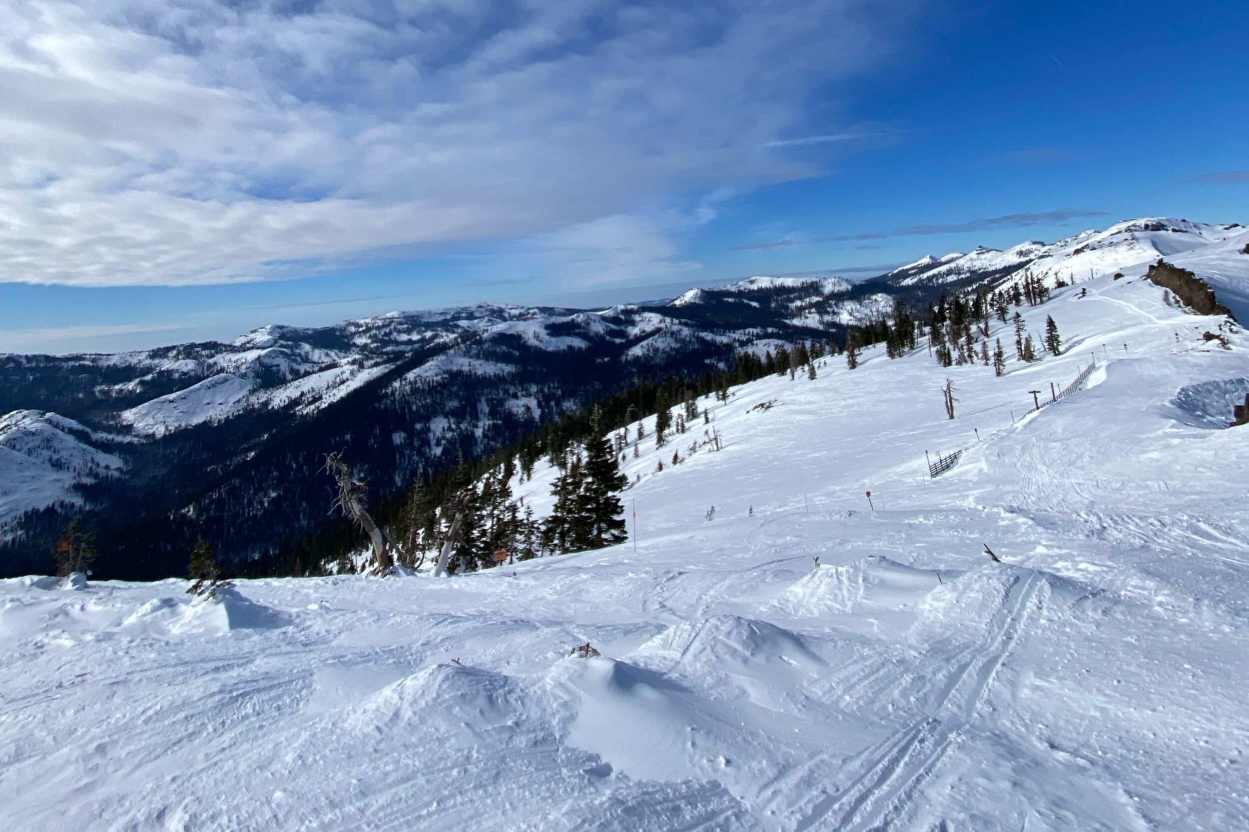 Palisades runs are wide open and packed with snow on Dec. 21, 2022. | Keaton Fargo