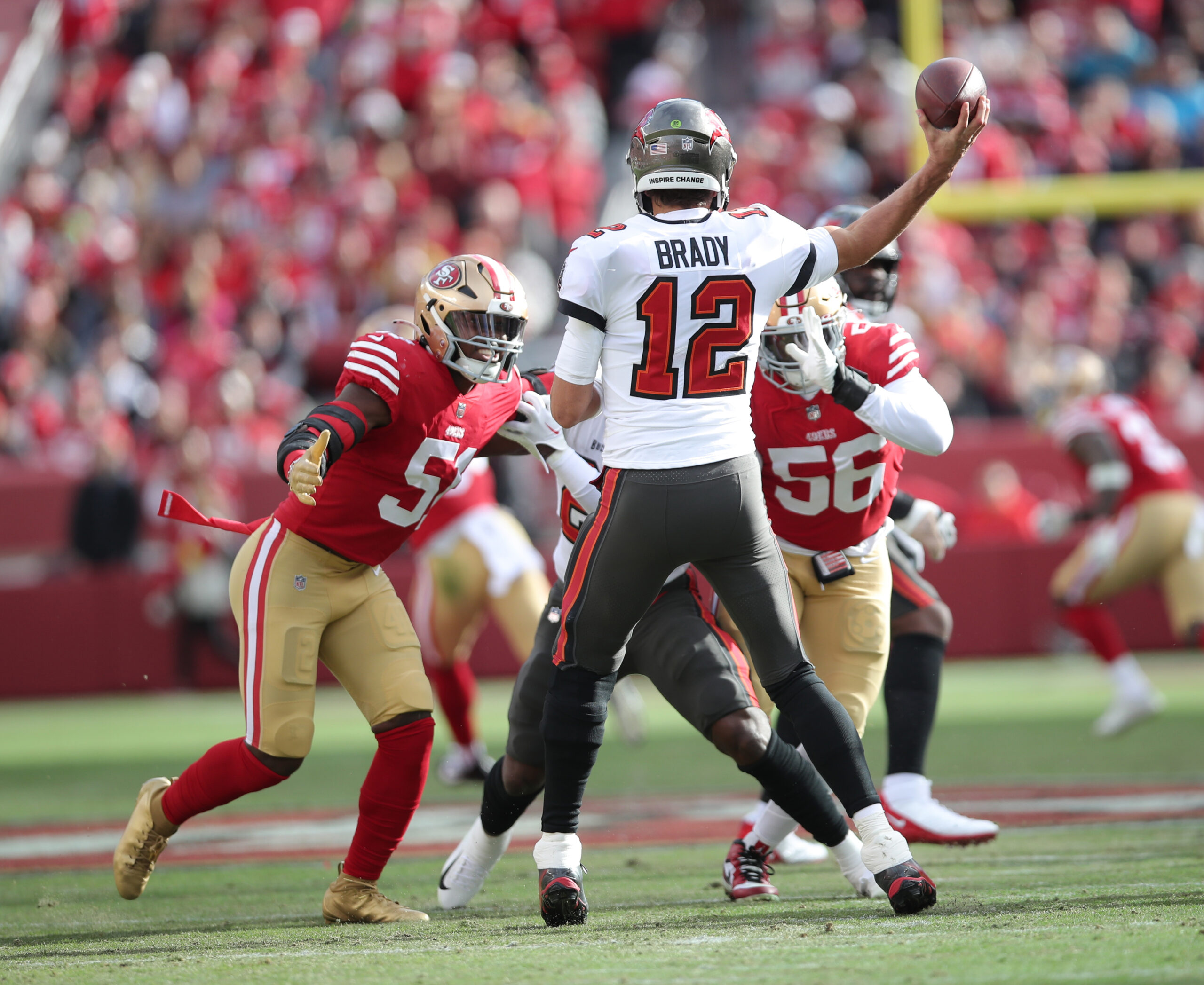 SF 49ers beat Brady, Tampa Bay Buccaneers