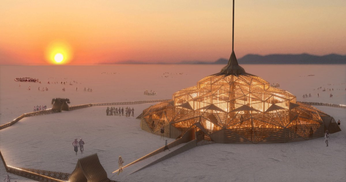 Burning Man Unveils 2023’s ‘Temple of the Heart’—See Pictures