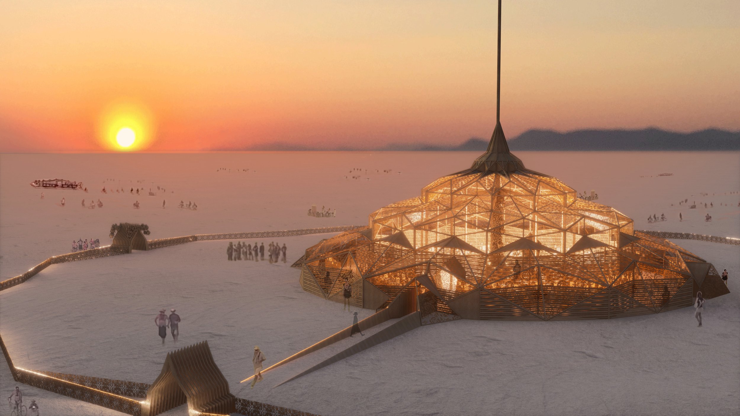 Burning Man Unveils 2023’s ‘Temple of the Heart’