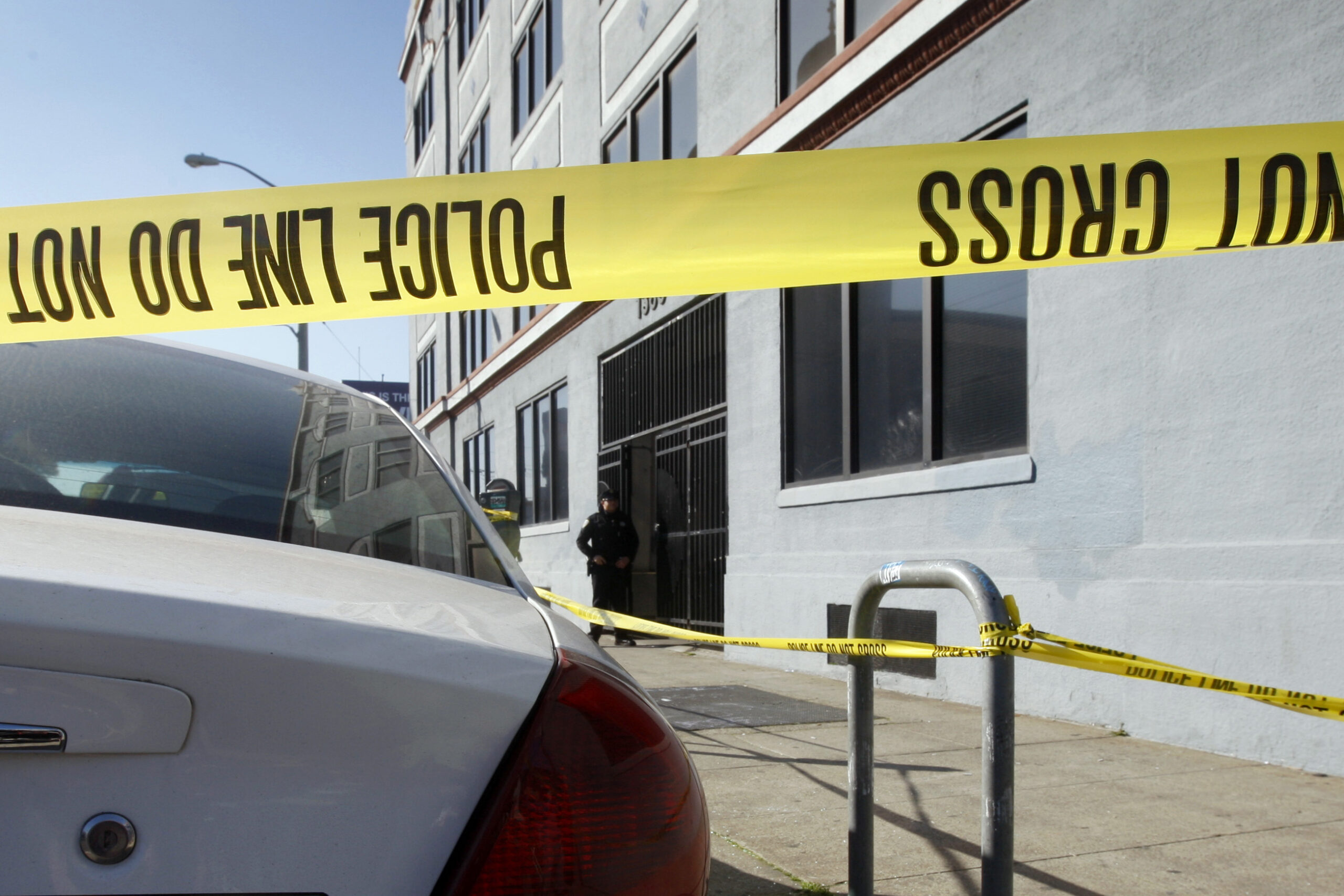 Police tape at the scene of a police incident. | Paul Chinn/The San Francisco Chronicle via Getty Images)