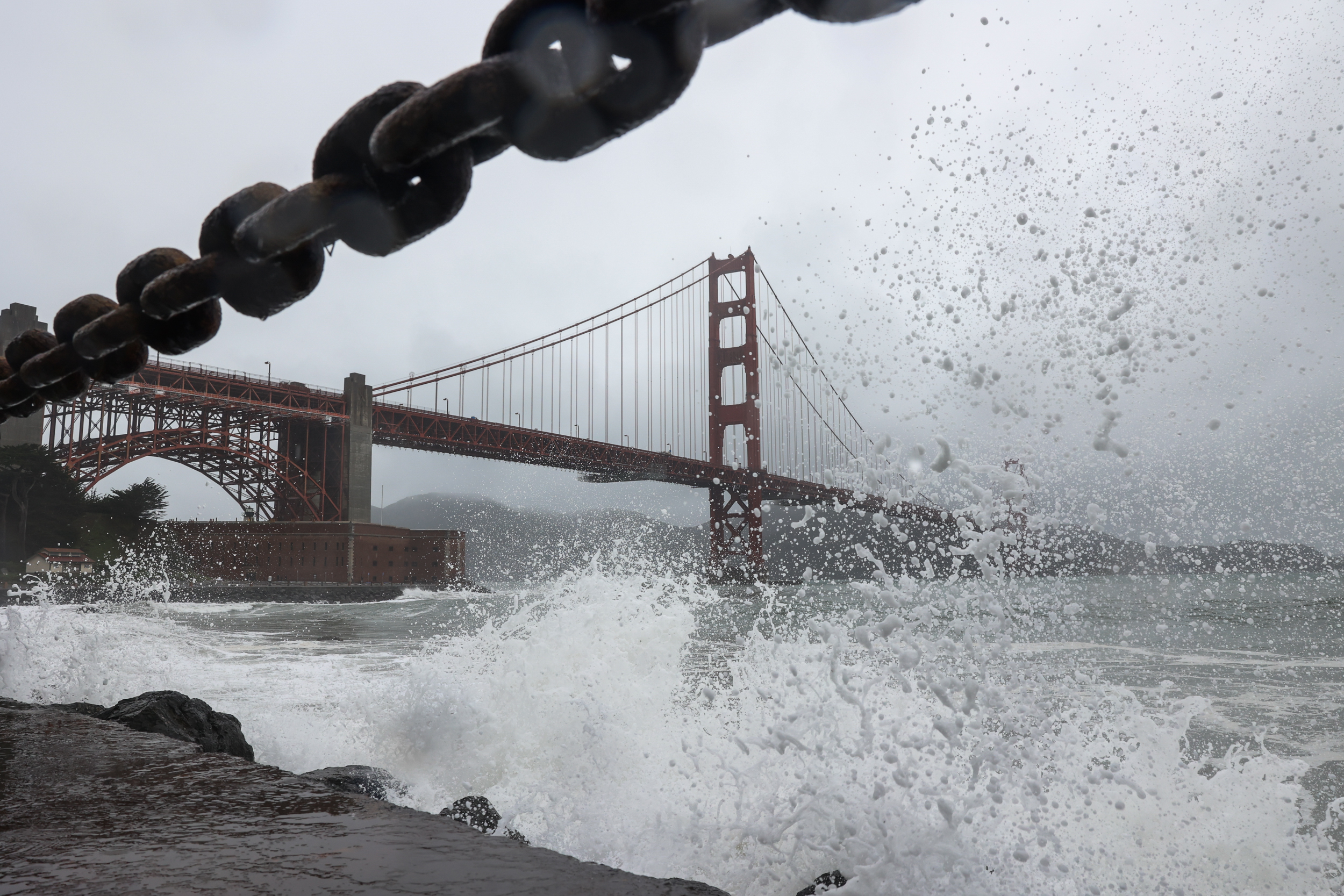 The Golden Gate Bridge's Suicide Net is Nearly Complete