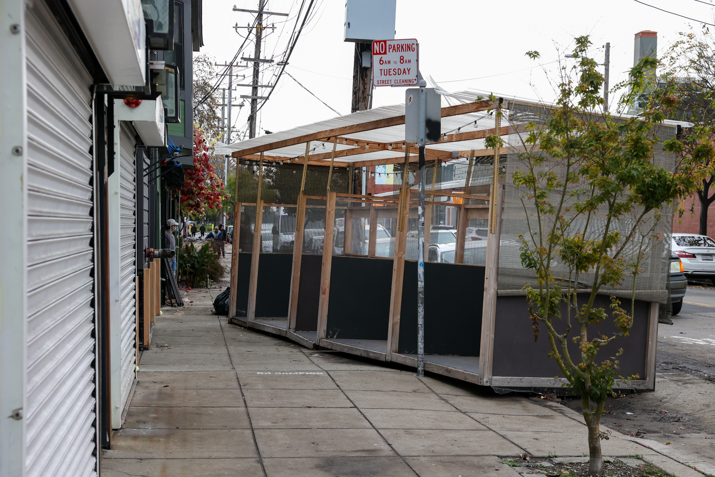 Despite Nasty Weather and Fees, Most Restaurants Plan To Keep Their Parklets 