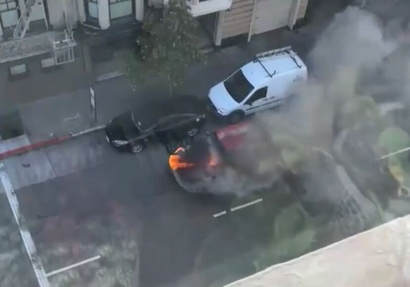 Watch: Dodge Truck Bursts Into Flames on San Francisco Street