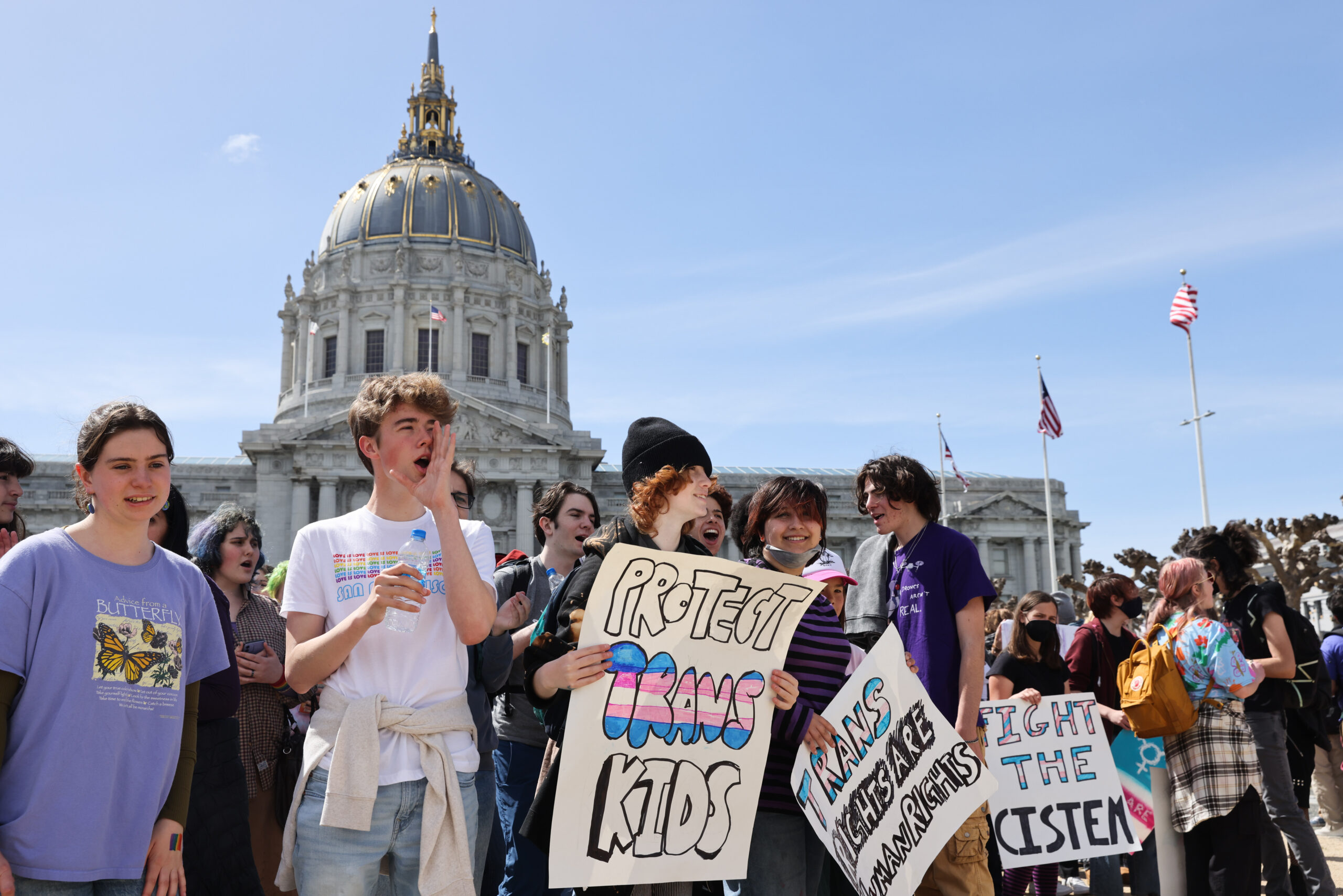 SF Students Join Nationwide Walkout Over Attacks on LBGTQ+ Youth 