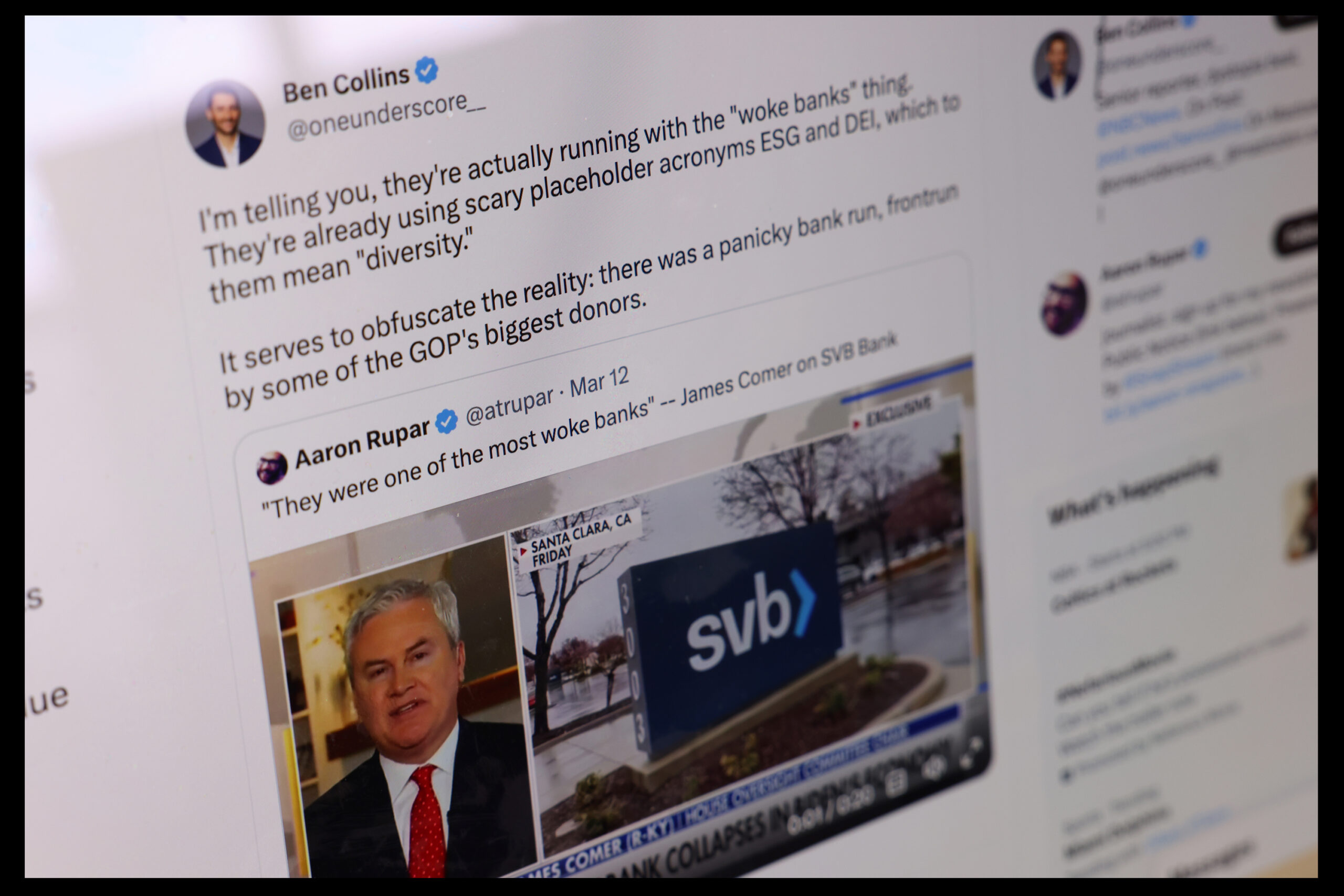 SVB collapse: Twitter rages over claims wokeness killed bank