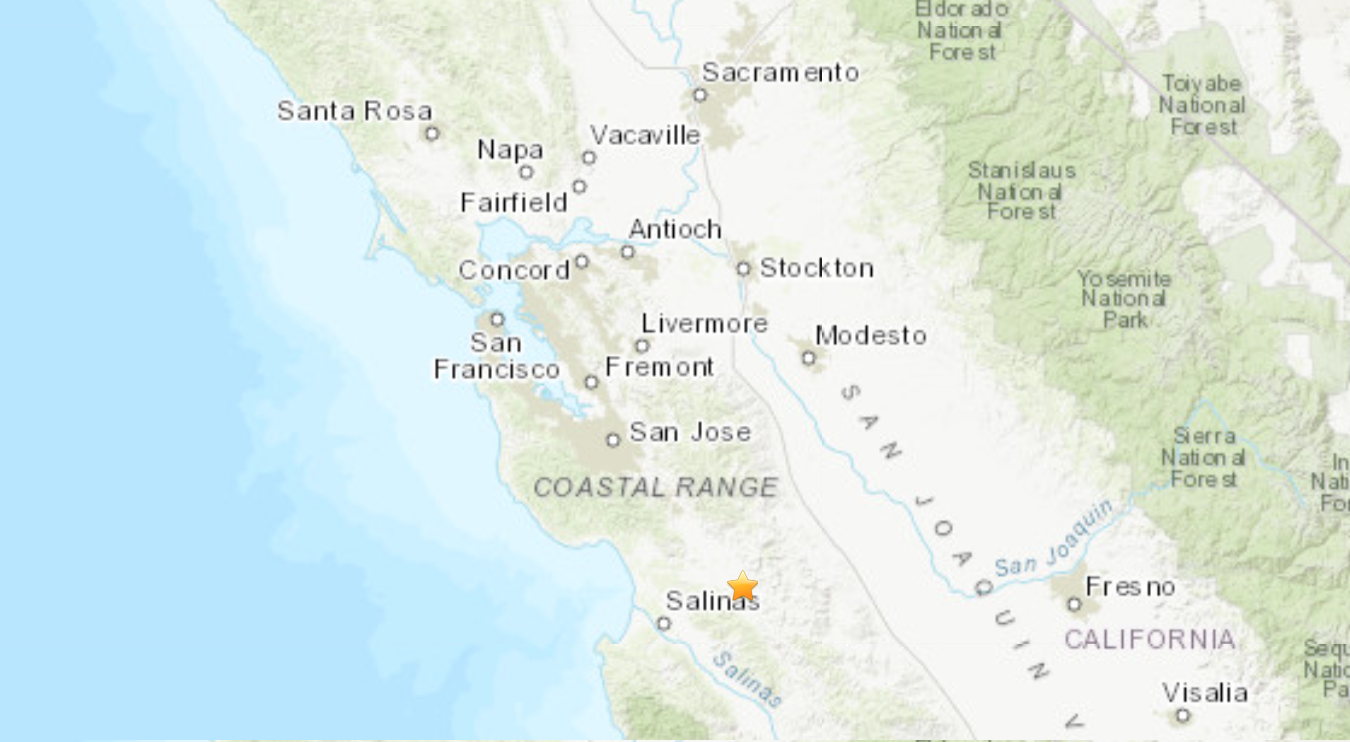 4.5 Magnitude Earthquake Rattles Bay Area From Around 100 Miles Away