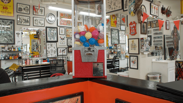 This Longtime SF Tattoo Shop Offers Random Designs from a Gumball Machine