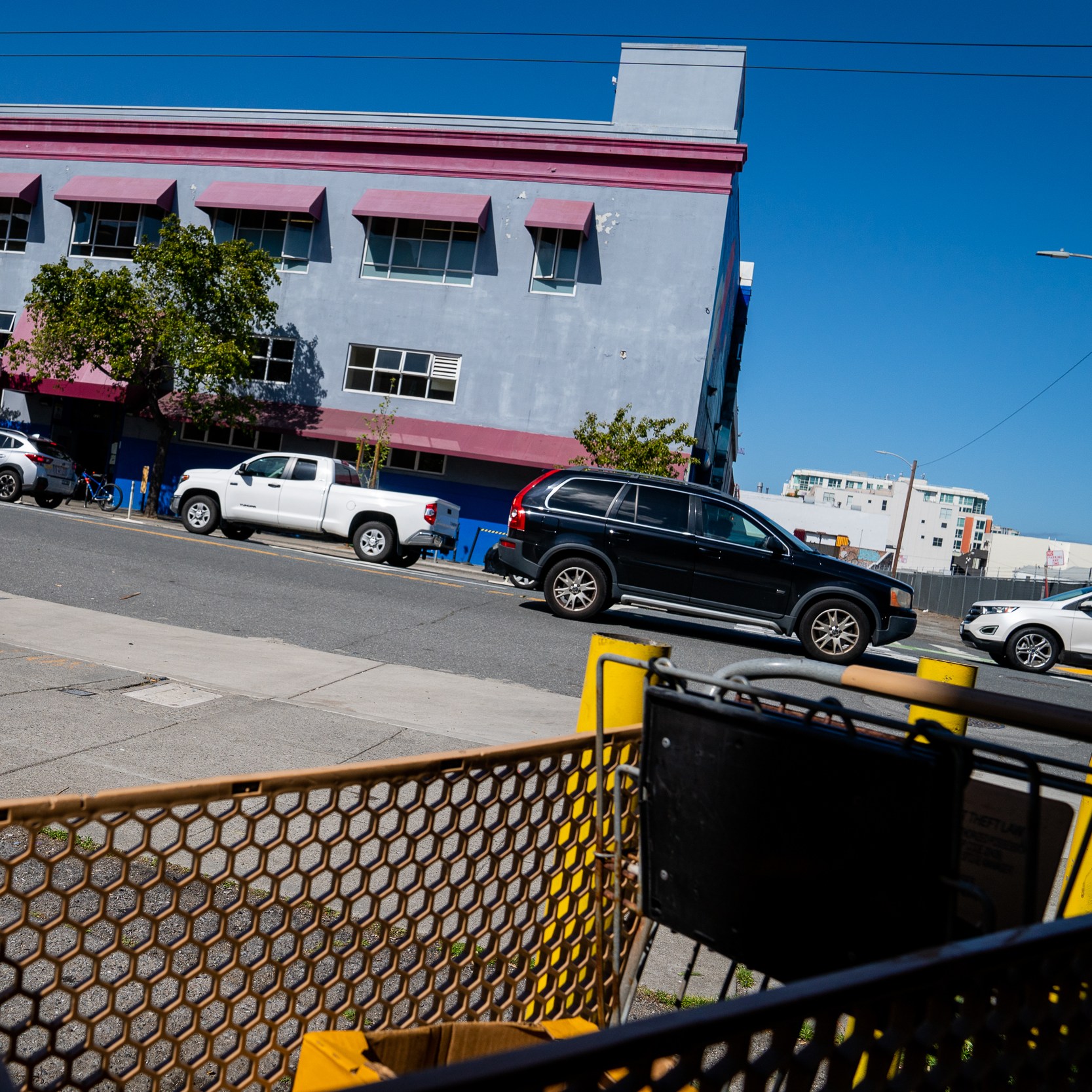 The exterior of a homeless shelter