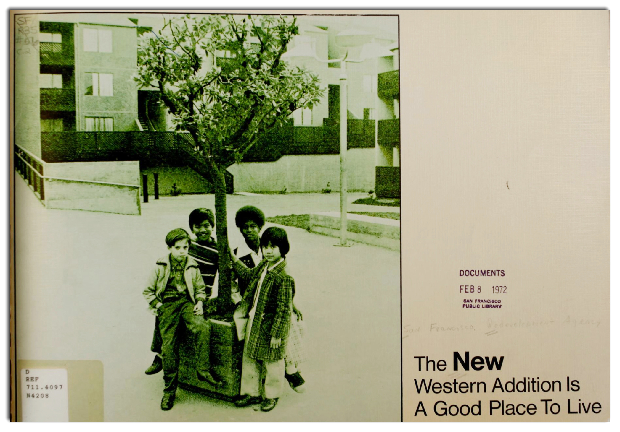 A booklet published in 1971 outlines new housing developments in the Western Addition. London Breed was raised in the neighborhood's Plaza East public housing project. | Courtesy San Francisco Redevelopment Agency