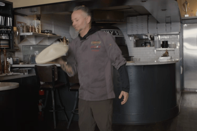 Watch: San Francisco pizza master shows off skills with acrobatic flair