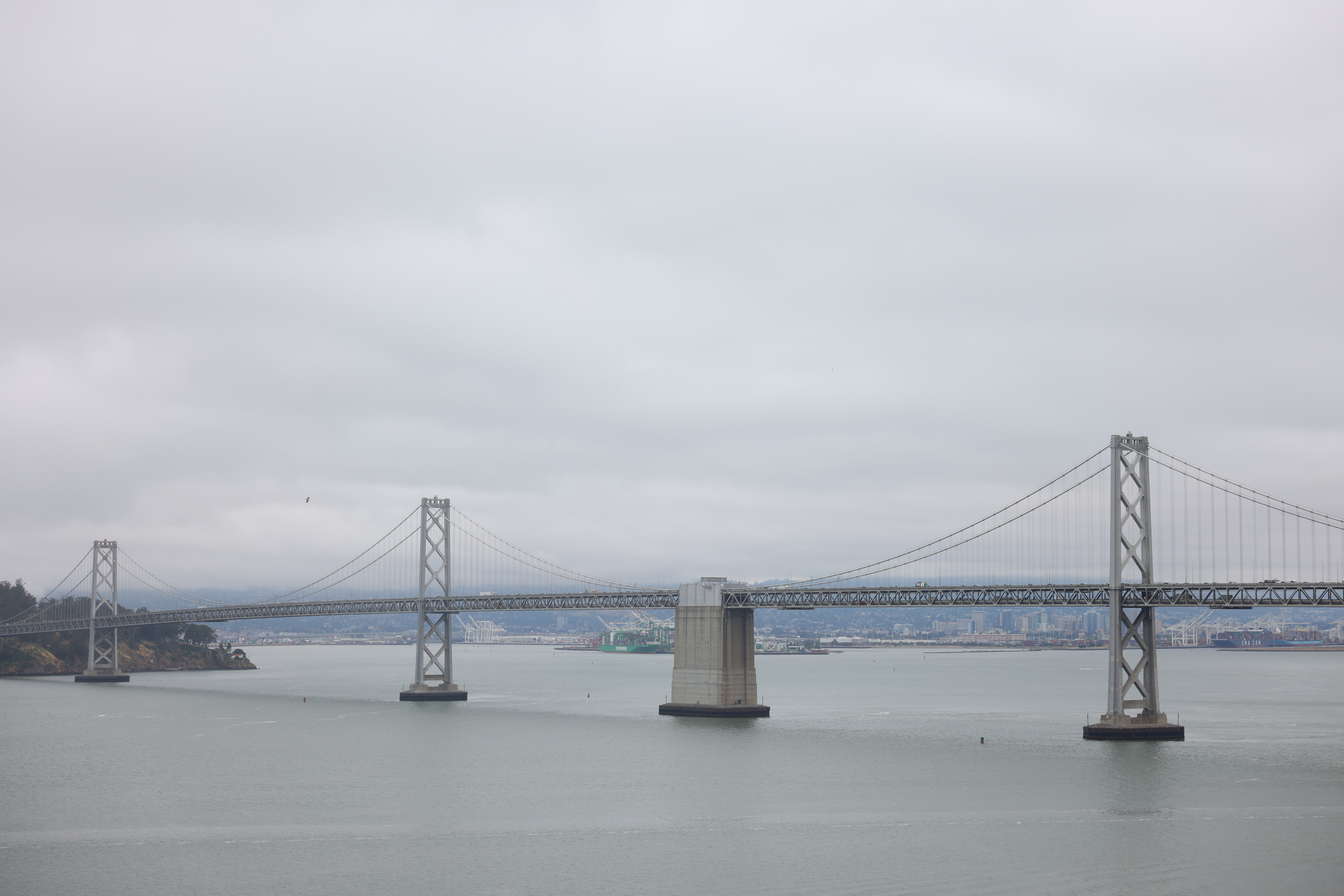 The Bay Bridge, in San Francisco, on Thursday, July 6, 2023. | Jeremy Chen/The Standard