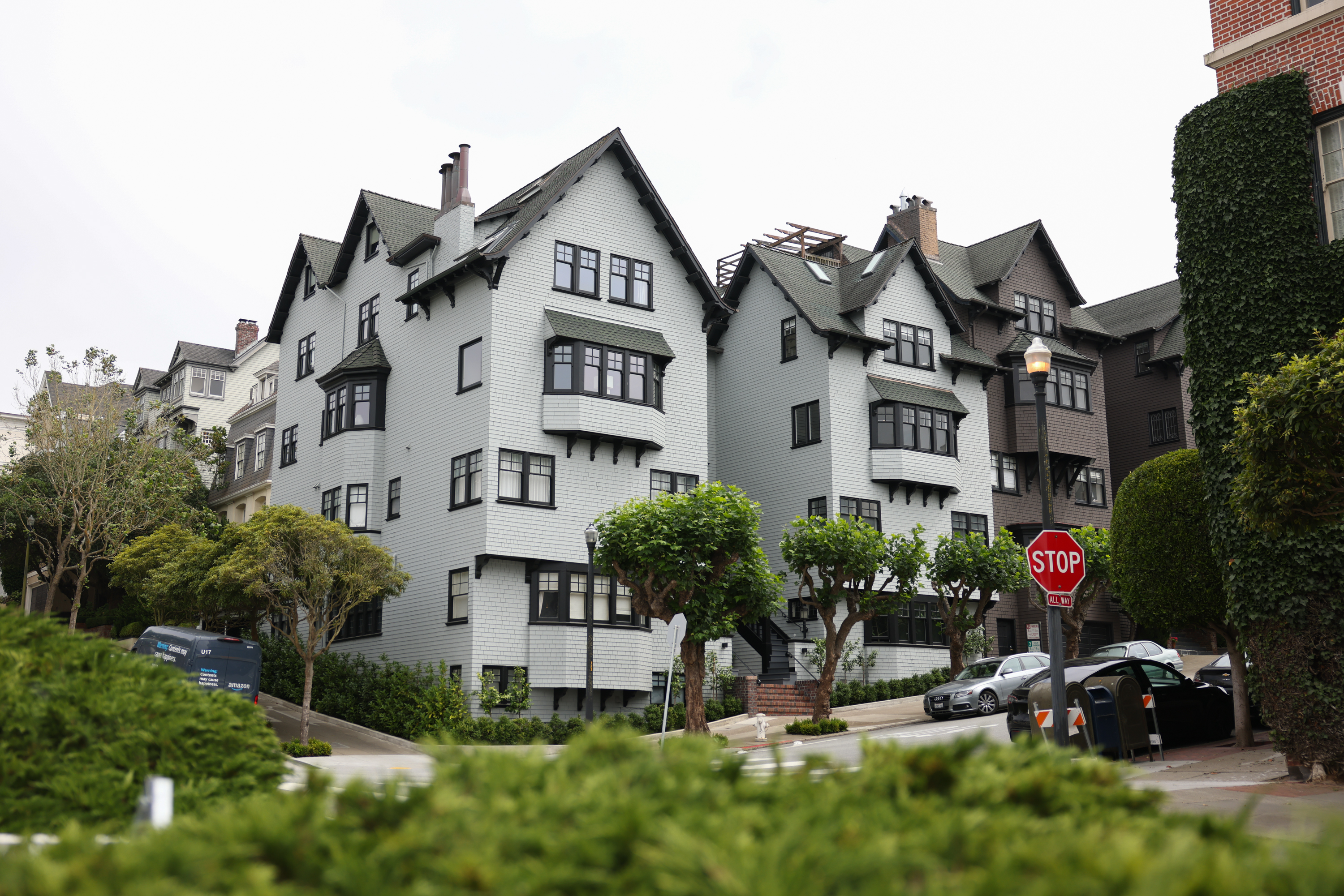 Houses in San Francisco's Presidio Heights neighborhood.