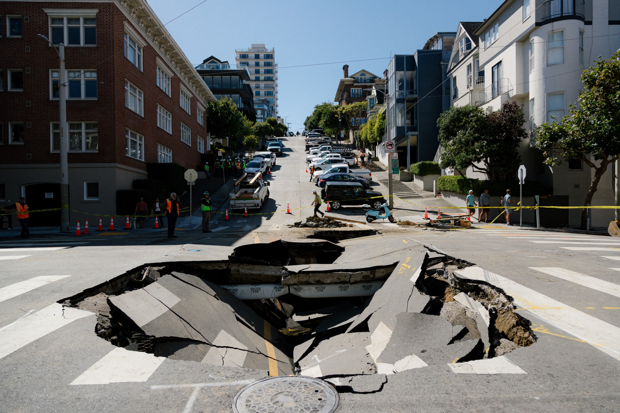 San Francisco Sinkhole Here's How Long It Could Take To Fix