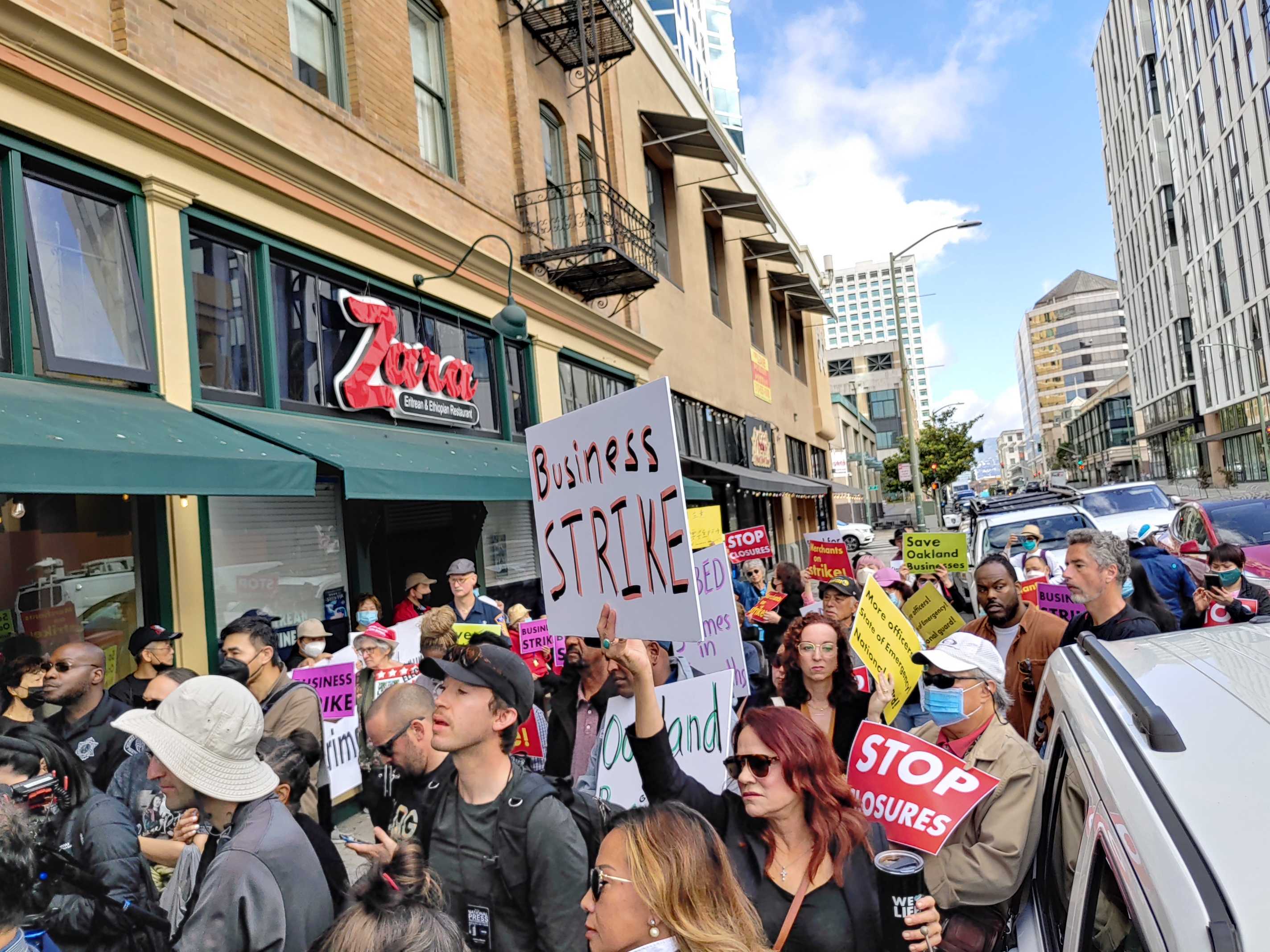 Oakland Businesses Shut Down in Protest Against Rising Crime, Activists Say