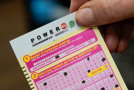 A powerball ticket