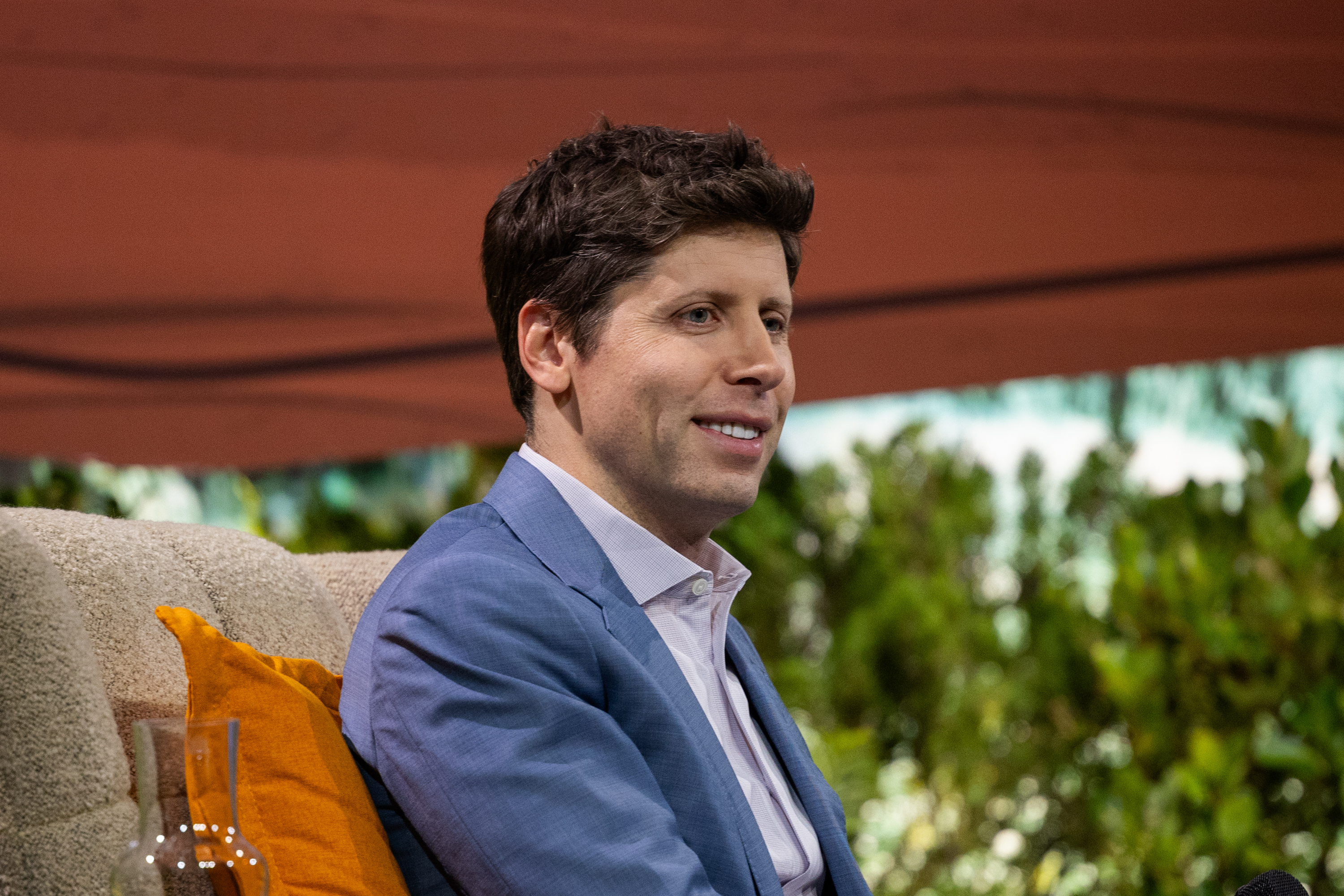 Former OpenAI Chief Executive Officer Sam Altman speaks at Dreamforce