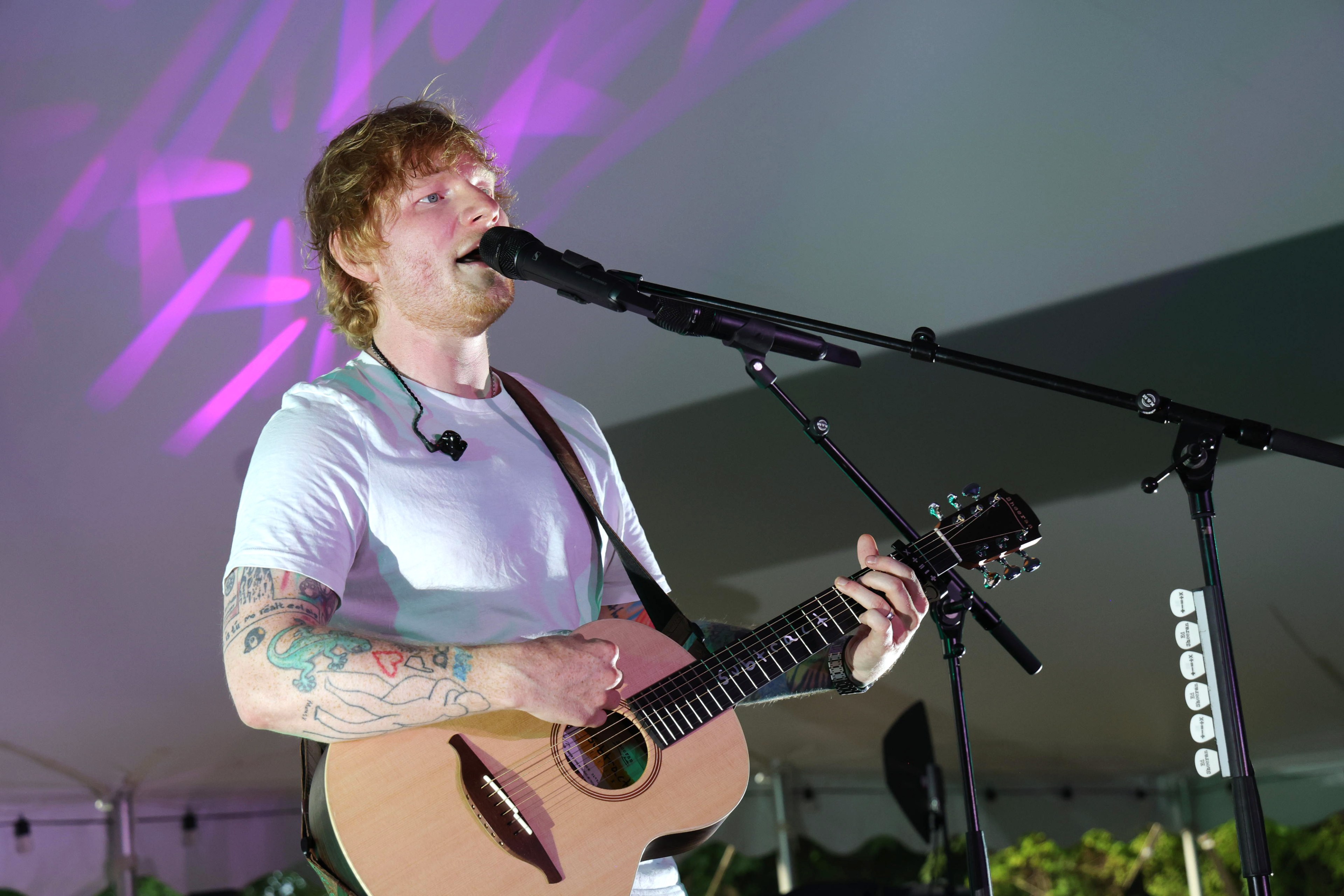 Watch Ed Sheeran’s Surprise Serenade of Fans Ahead of Record-Breaking Levi’s Stadium Concert