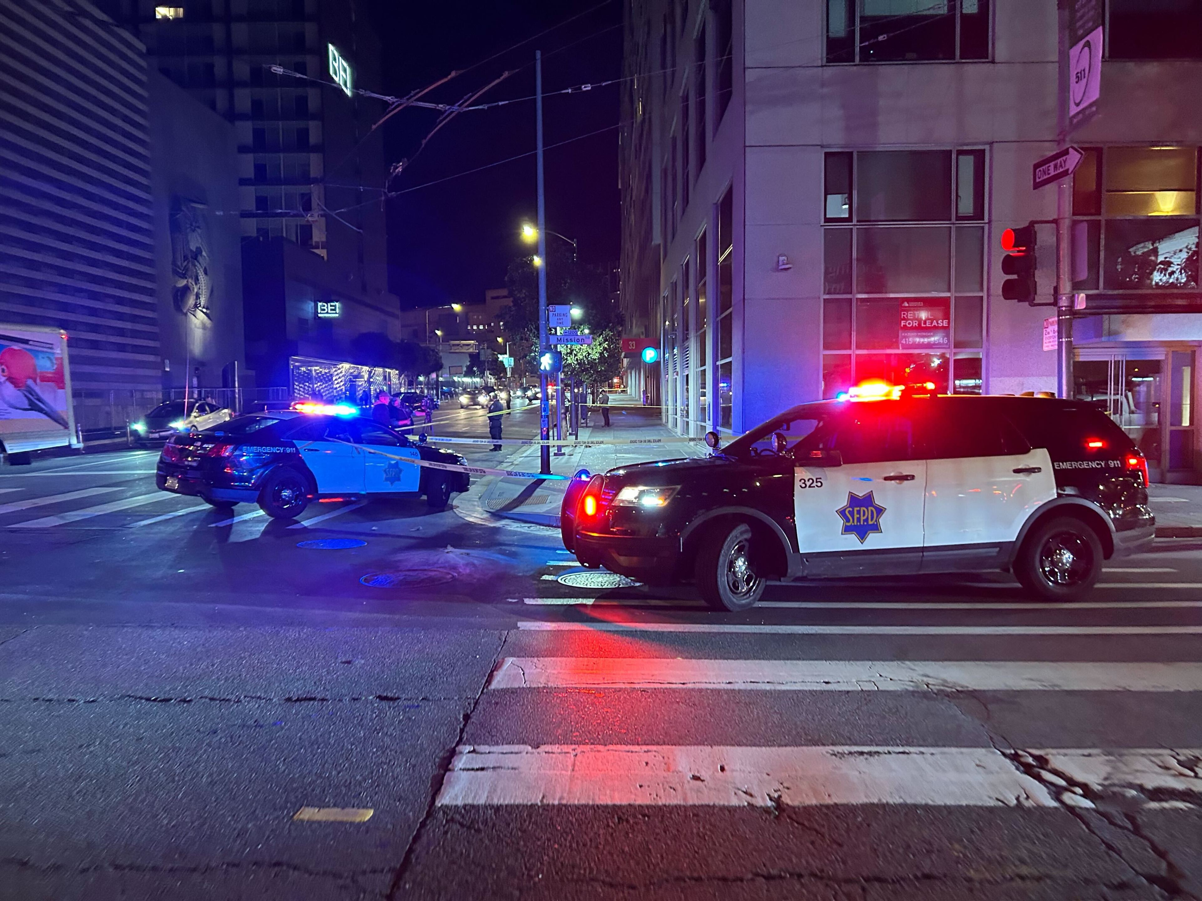 A man allegedly set off bombs while being chased by San Francisco police.