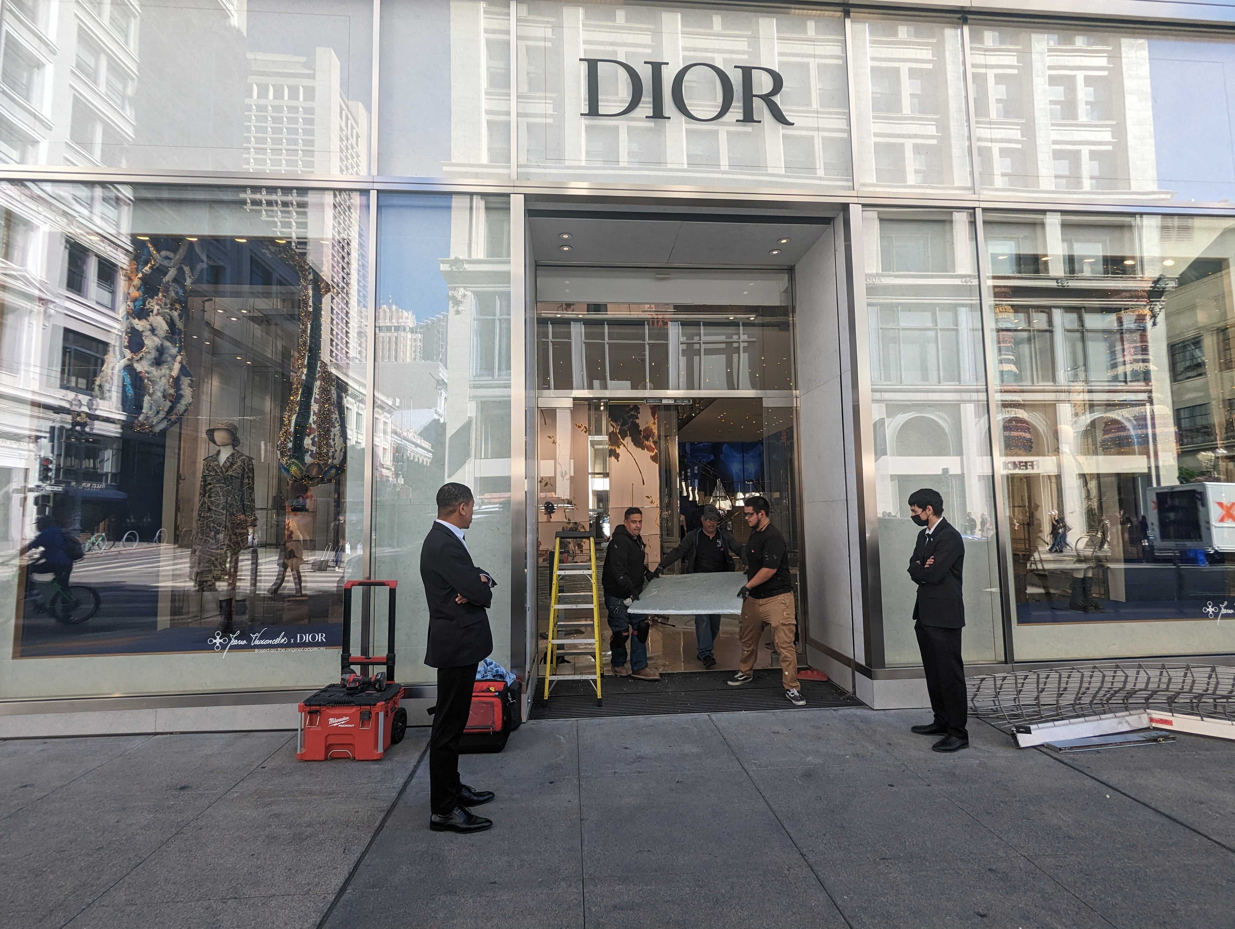 Downtown San Francisco Dior Store Ram-Raided By Thieves