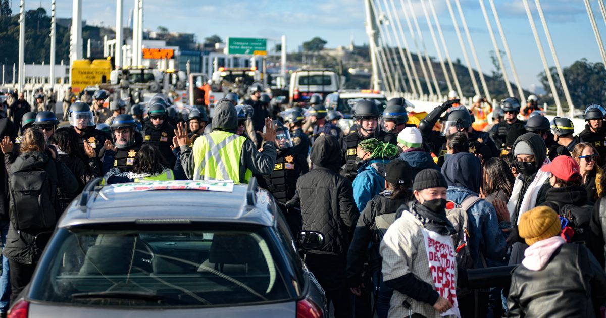 How San Francisco Bay Bridge Protesters Blocked Traffic for Hours
