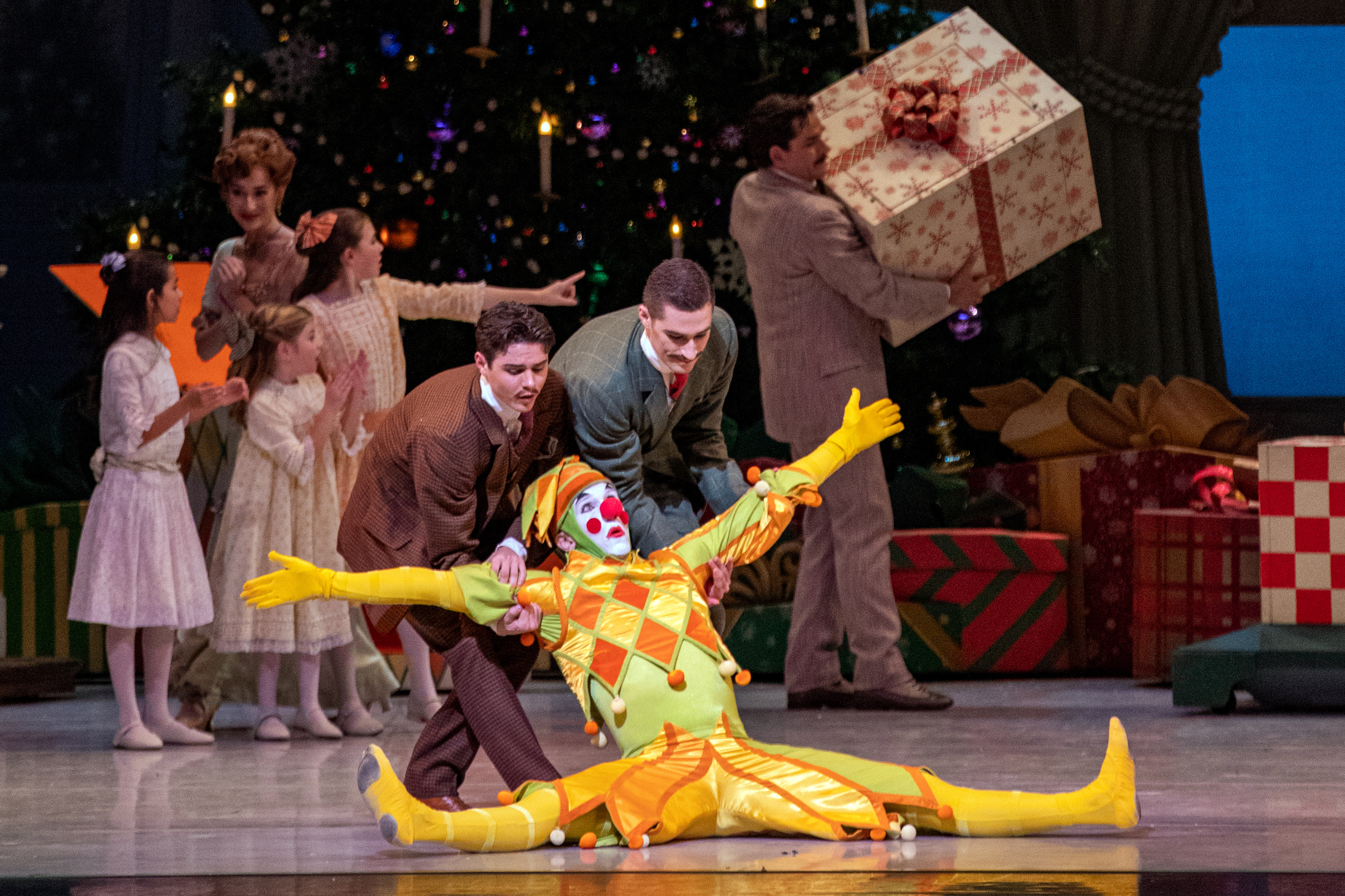 A &quot;Jack in the Box&quot; performs at Helgi Tomasson’s Nutcracker at the War Memorial Opera House in San Francisco.
