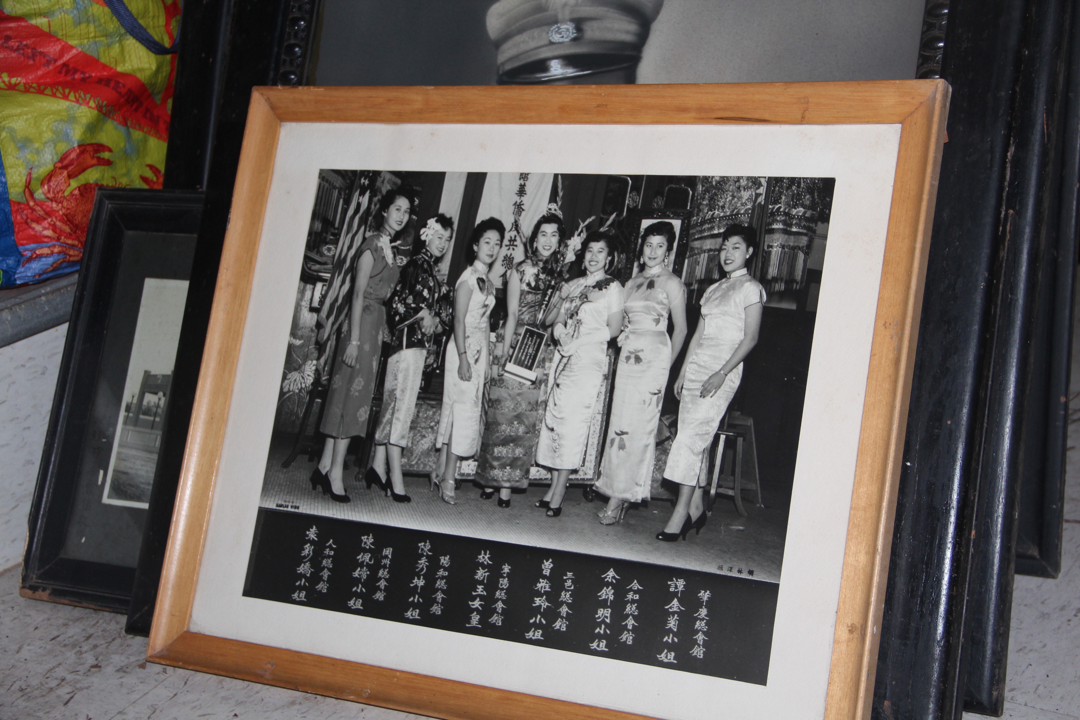 A historic photo shows the Miss Chinatown U.S.A. queens in 1955.