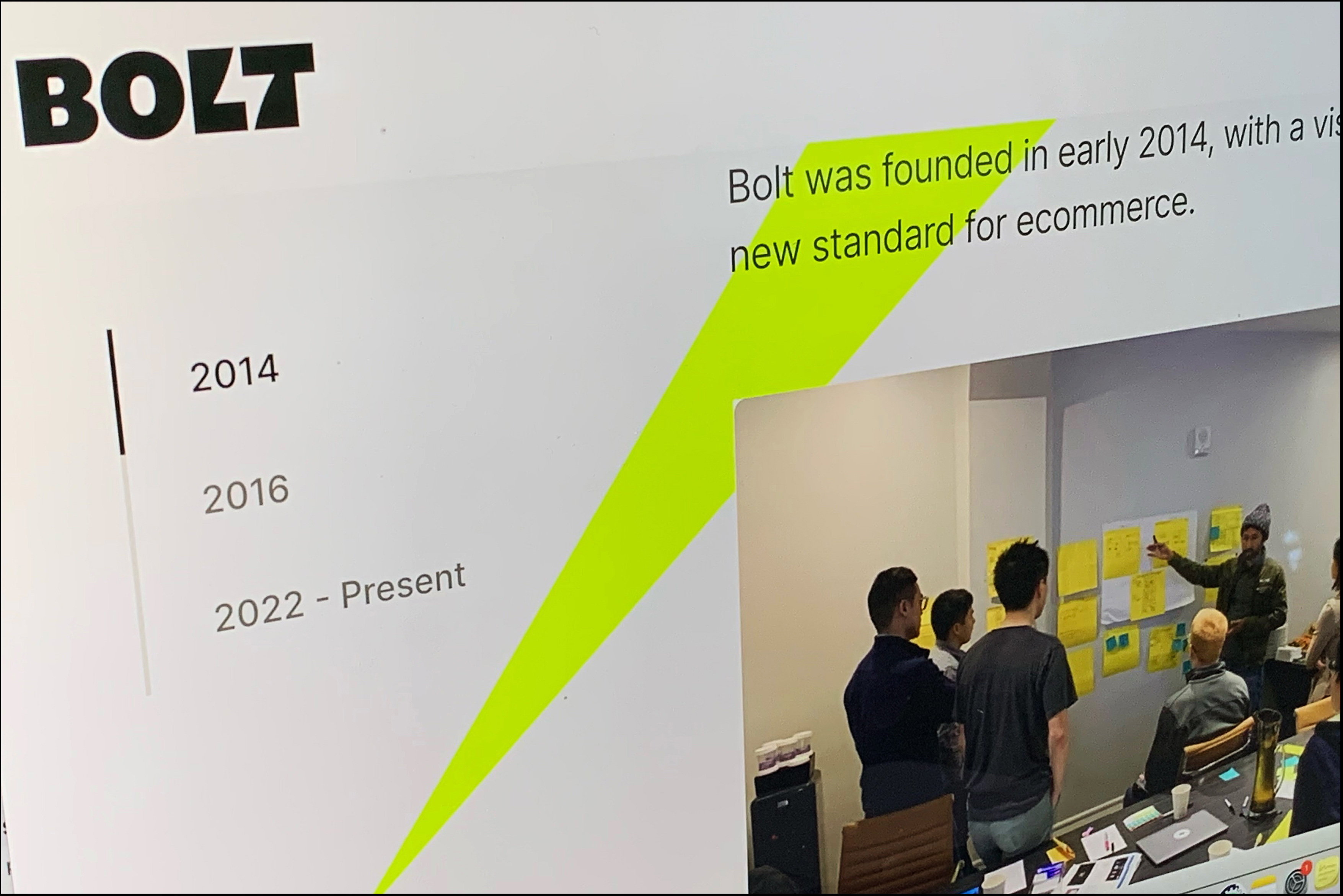 A screenshot of Bolt.com website