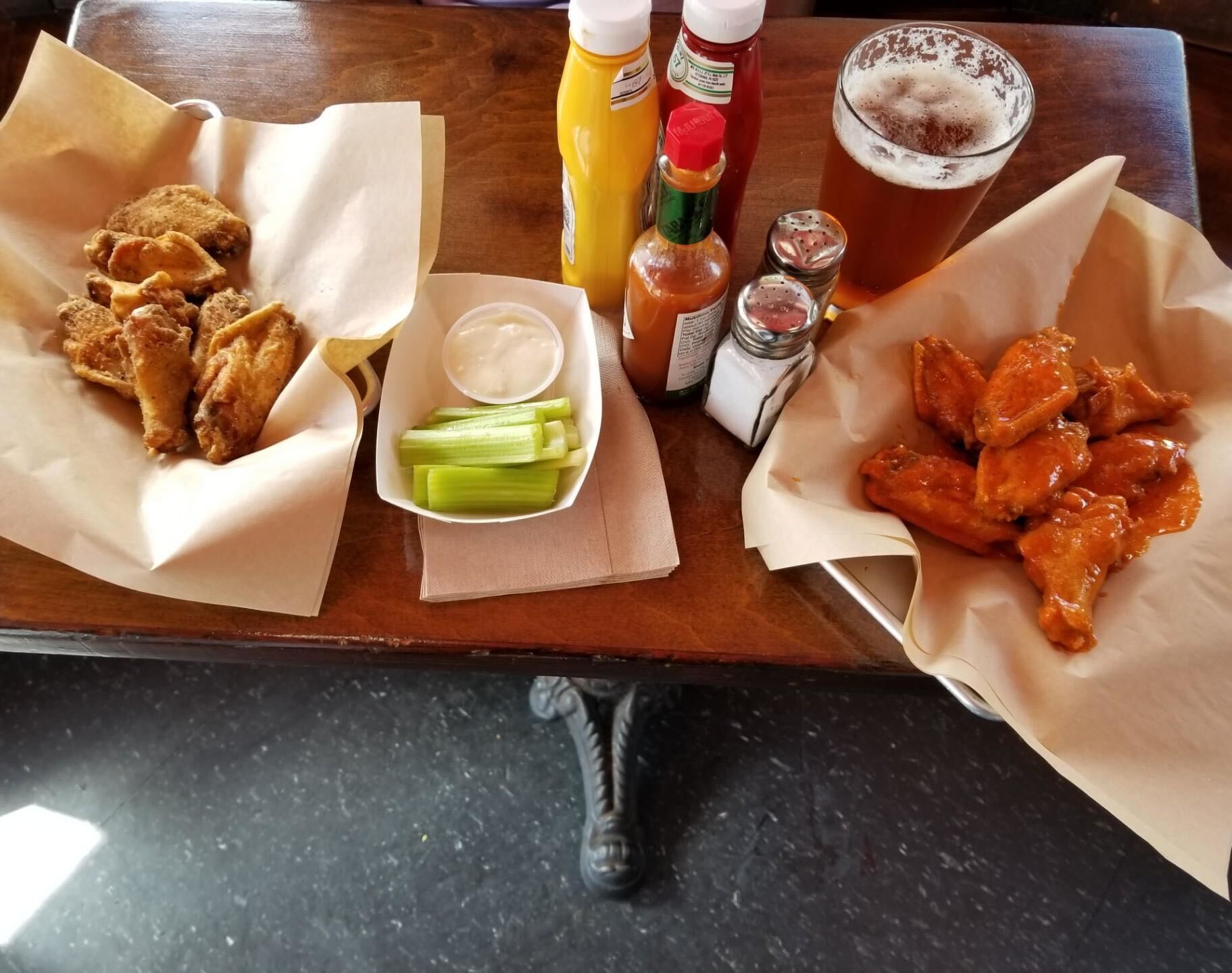 A photo of the chicken wings at Double Decker where Tik Tok food critic Keith Lee visited on Monday.