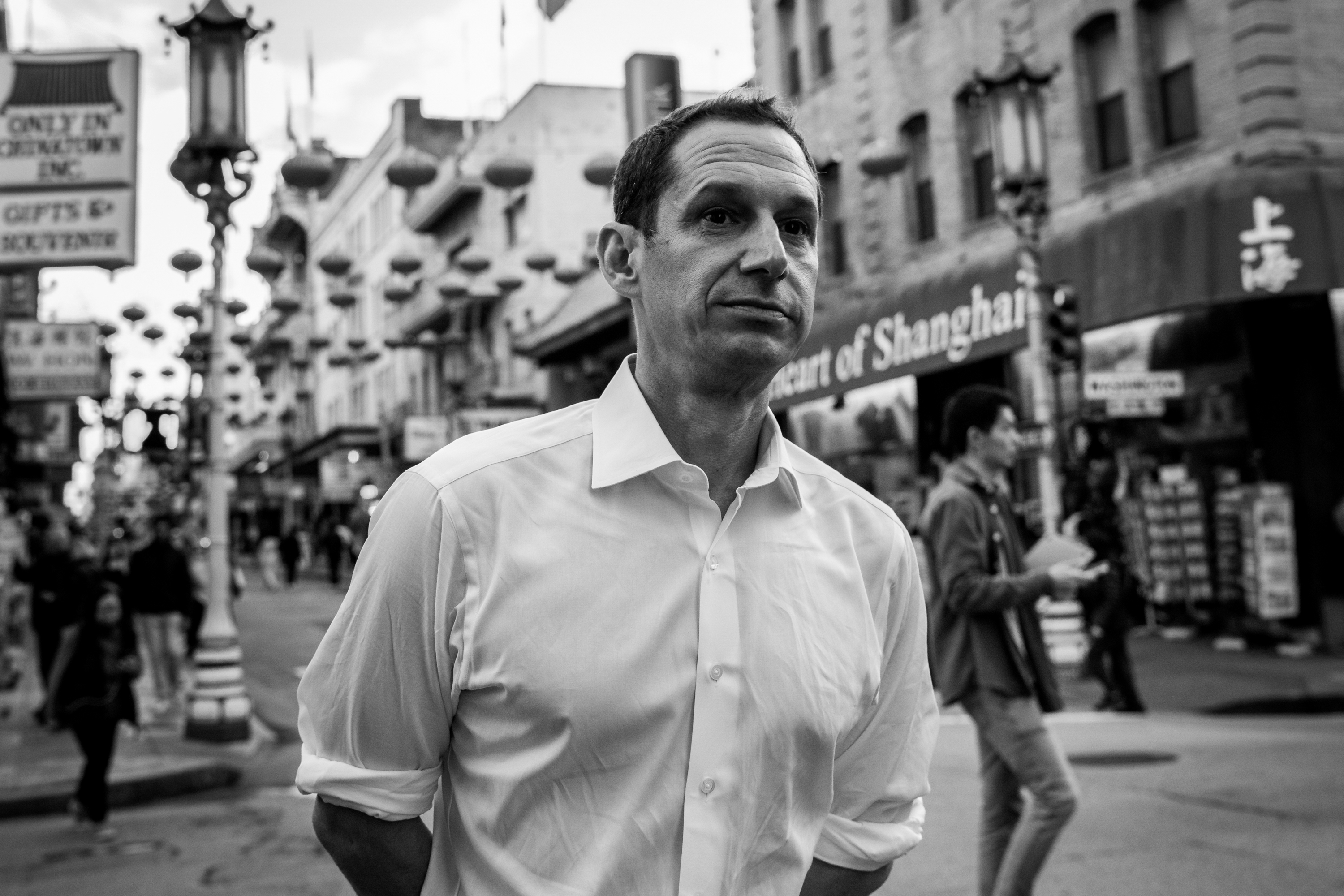 Mayoral Candidate Daniel Lurie in Chinatown