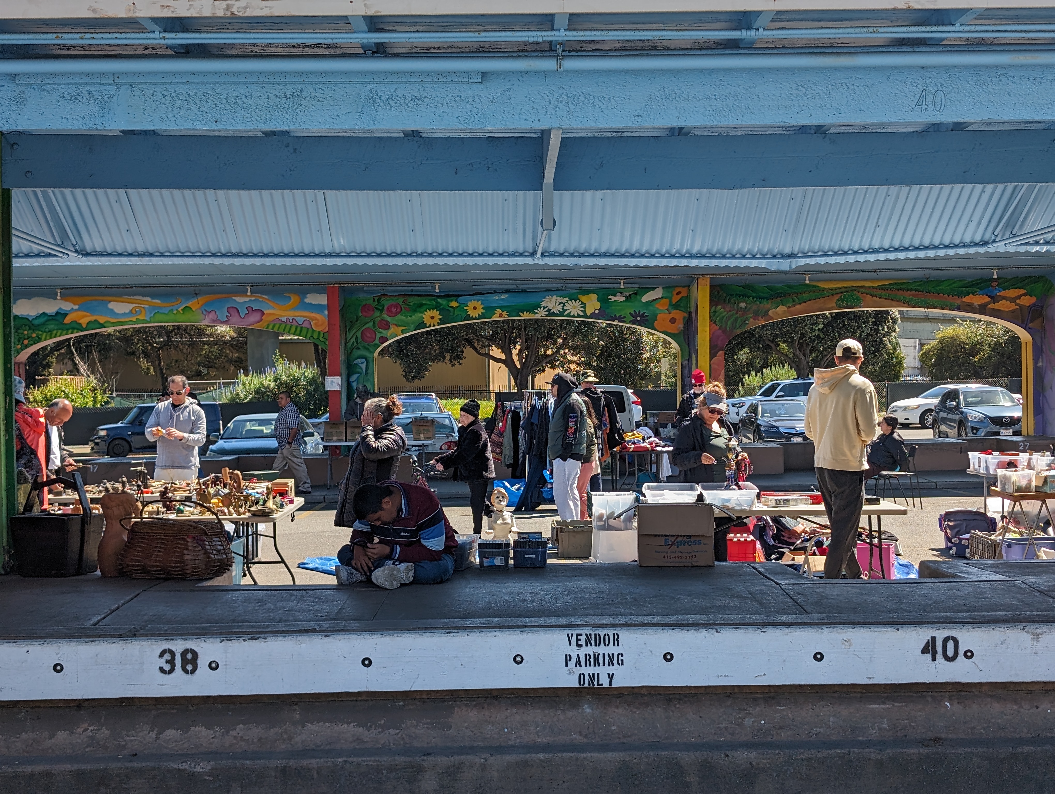 Vendors at the Alemany Flea Market aim to remain operational