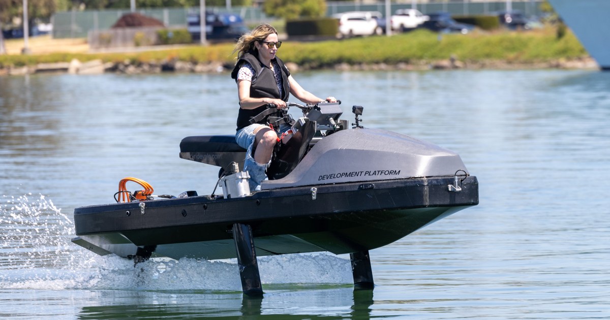 We tried out the K electric hyperfoil Jet Ski, new water toy of the rich