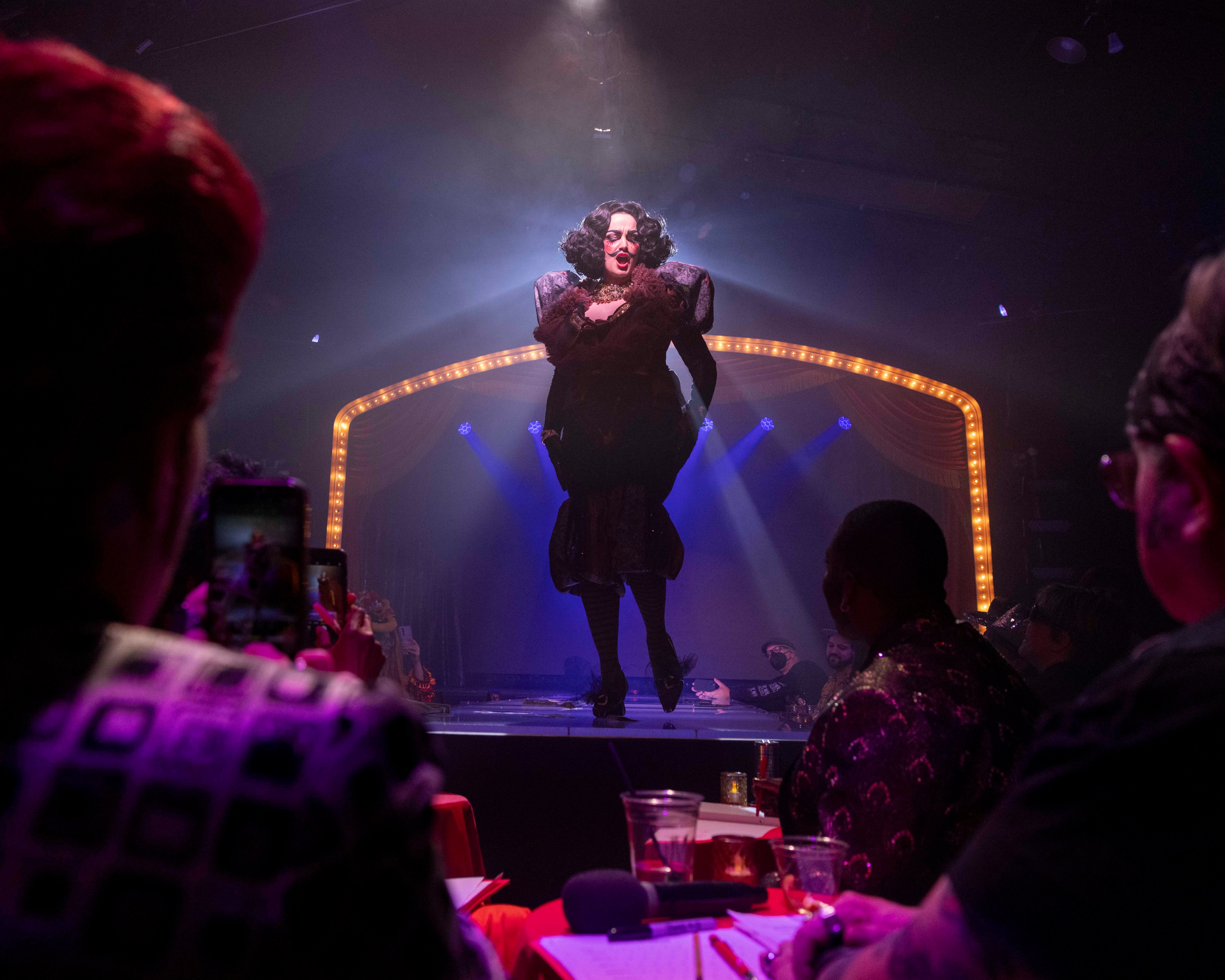 Cosimo performs during the 28th annual San Francisco drag king contest, hosted at Oasis in San Francisco on Sunday, September 8, 2024. The competition showcased some of the drag king scene’s best performers in a wide variety of acts.