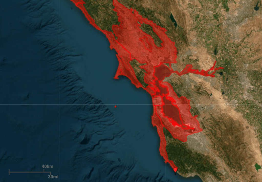 Sf tsunami warning evacuation