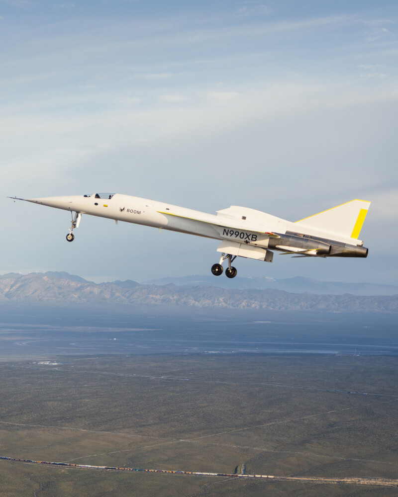 XB-1 in flight