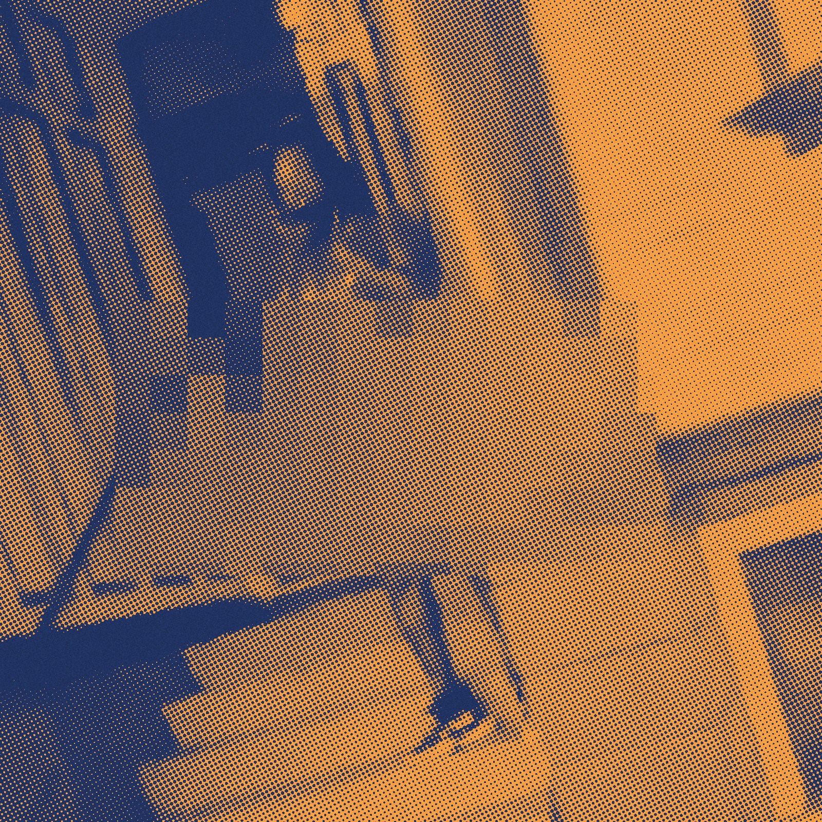 A photo of a man standing on his porch