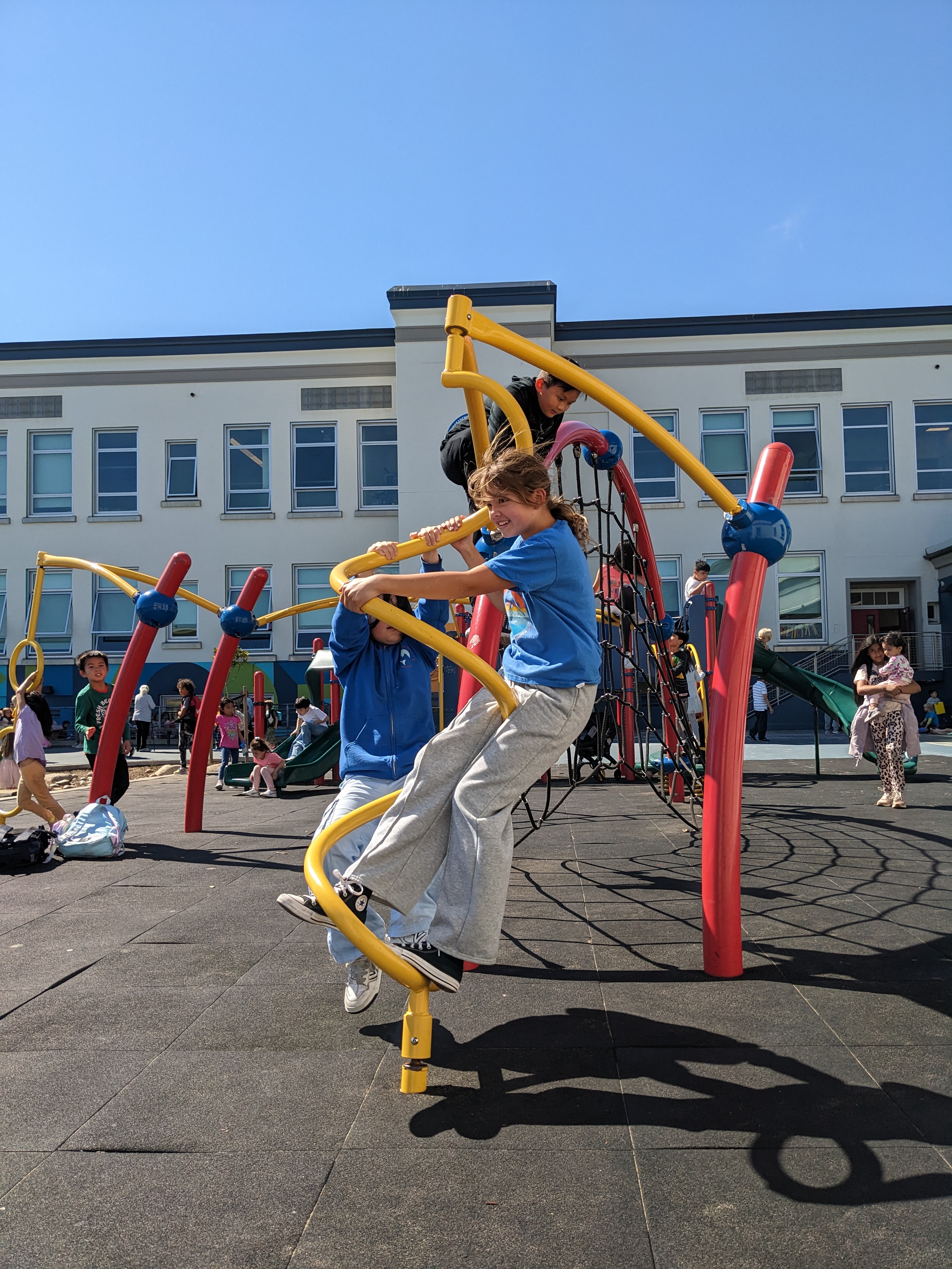 A photo of children playing